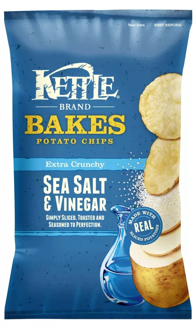 kettle brand bakes salt and vinegar chips