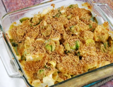 leek and cauliflower gratin