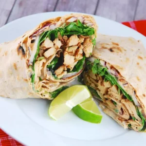 chipotle lime chicken wrap