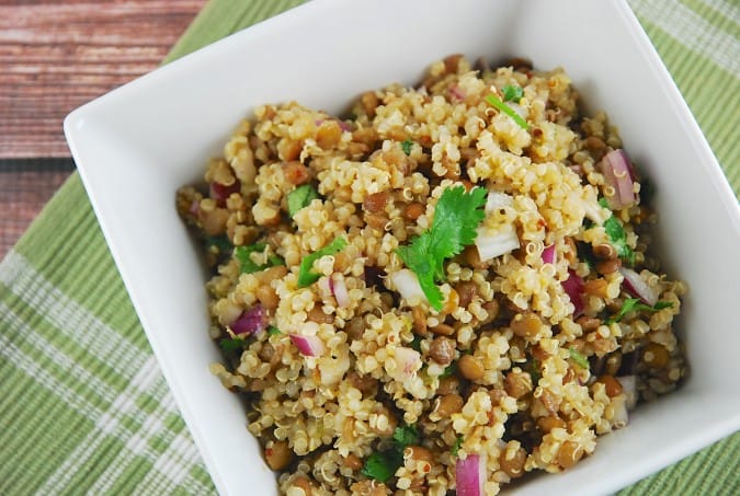 Quinoa and Lentil Salad