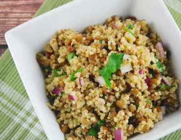 quinoq and lentil salad