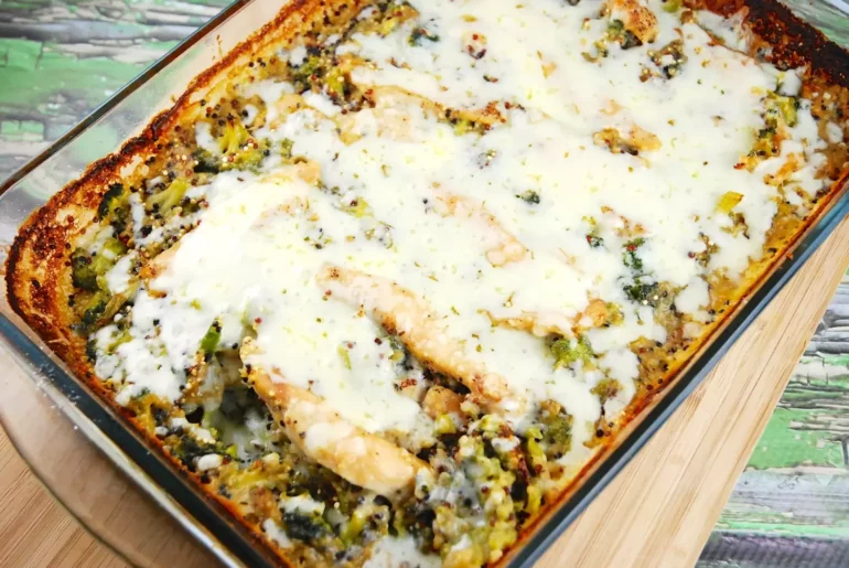 chicken broccoli quinoa casserole