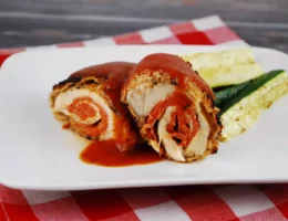 pepperoni pizza stuffed chicken
