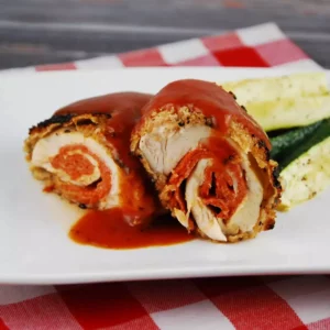 pepperoni pizza stuffed chicken