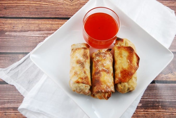 Baked Vegetable Egg Rolls