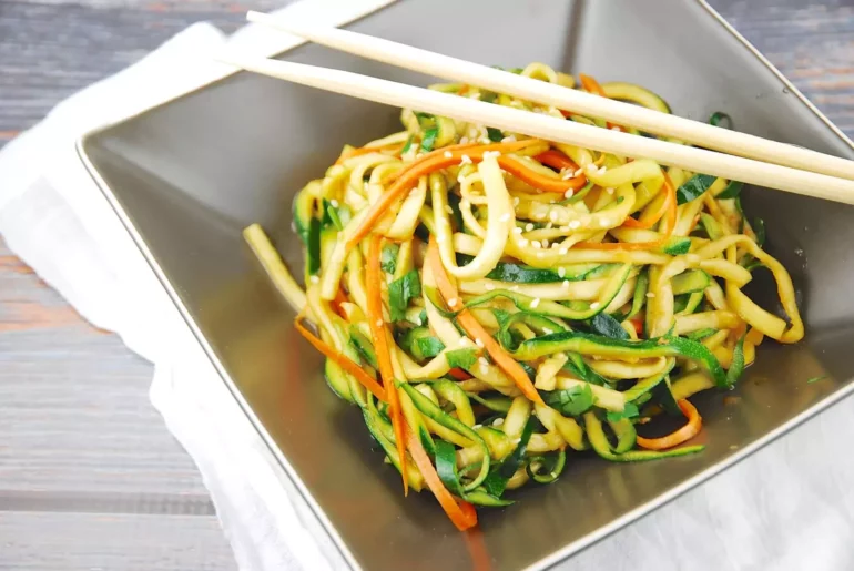 zucchini miso ponzu noodles