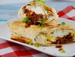 breakfast phyllo wrap