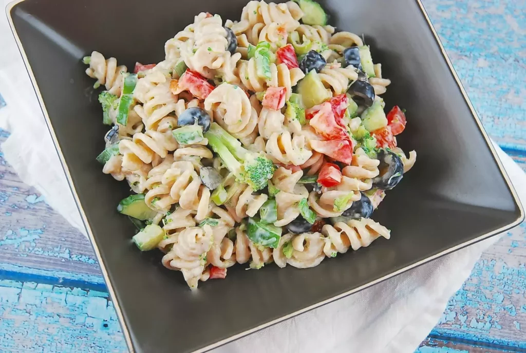 creamy summer pasta salad