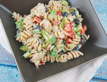 creamy summer pasta salad