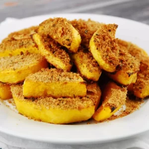 crusted butternut squash