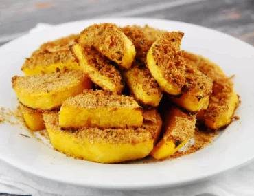 crusted butternut squash