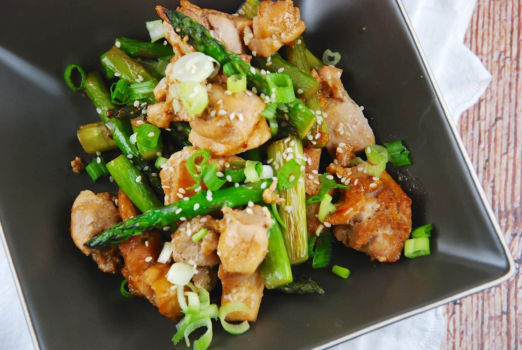 Chicken And Asparagus Stir Fry Recipe 5 Points LaaLoosh