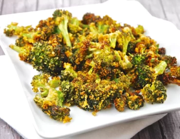 roasted parmesan garlic broccoli