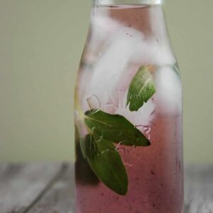 blackberry sage infused water