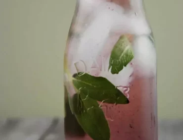 blackberry sage infused water