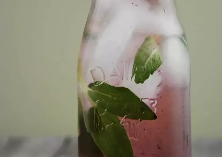 blackberry sage infused water