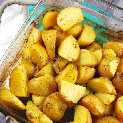 greek roasted lemon potatoes