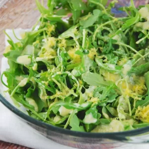 lemon parmesan arugula salad