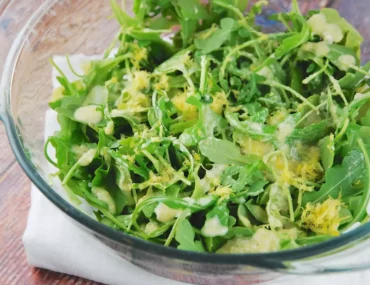 lemon parmesan arugula salad