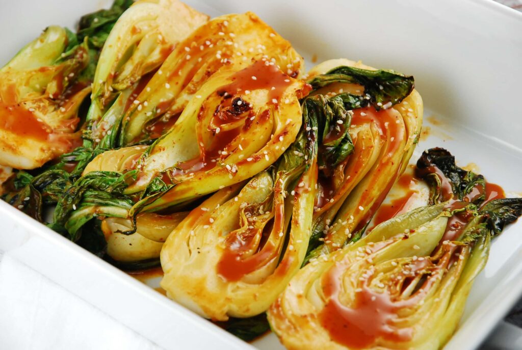 spicy bok choy