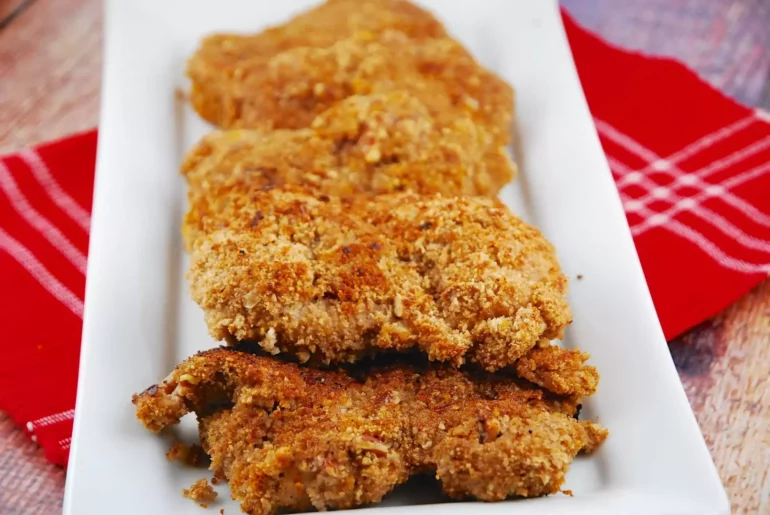 spicy pecan crusted chicken