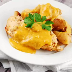 crock pot cheesy chicken and potatoes