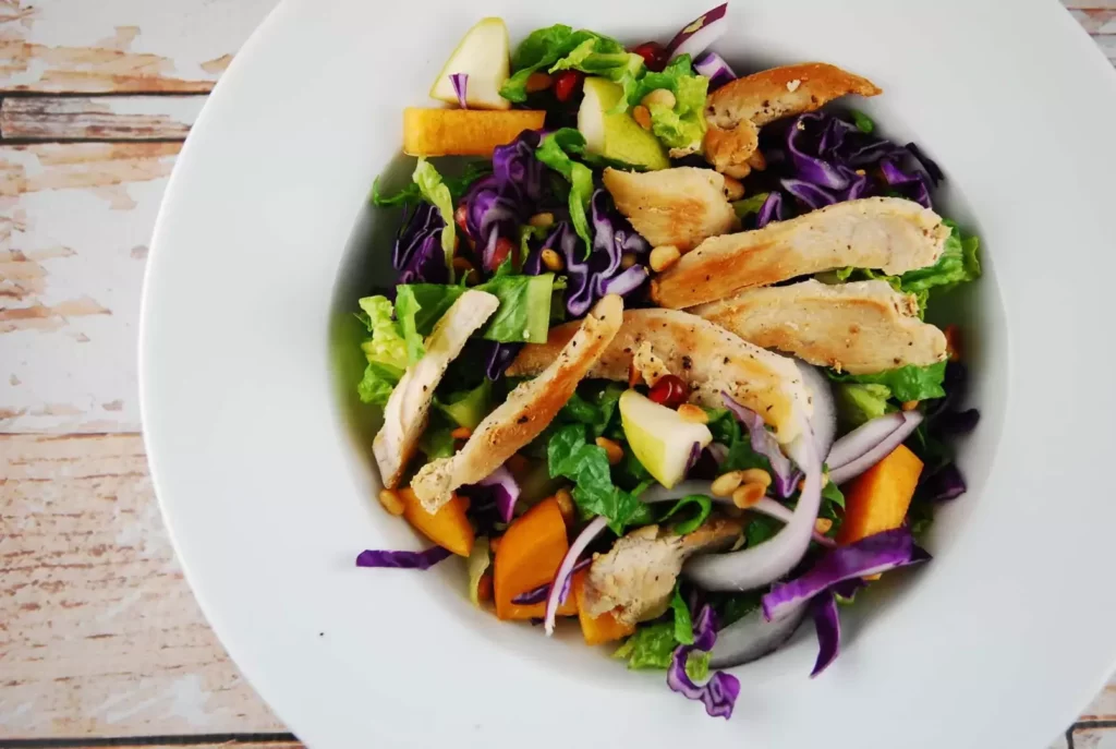 winter chicken salad