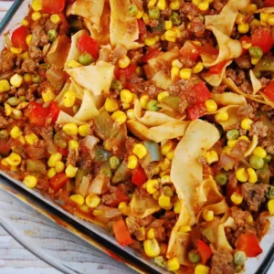 ground beef and noodle casserole