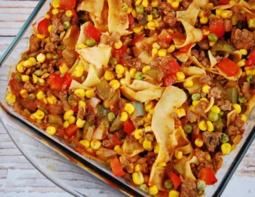 ground beef and noodle casserole