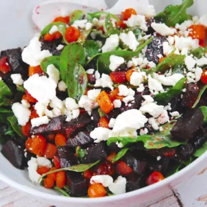 roasted beet and carrot salad