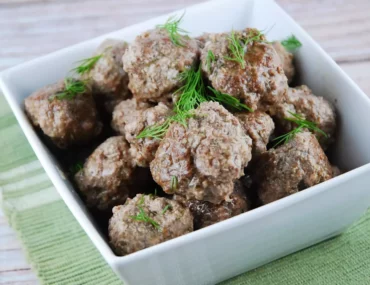 ranch seasoned beef meatballs