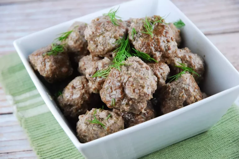 ranch seasoned beef meatballs