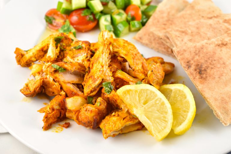 Oven Roasted Chicken Shawarma