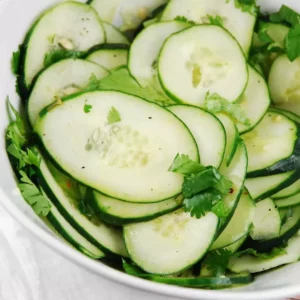 cilantro lime cucumber salad