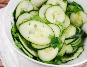 cilantro lime cucumber salad