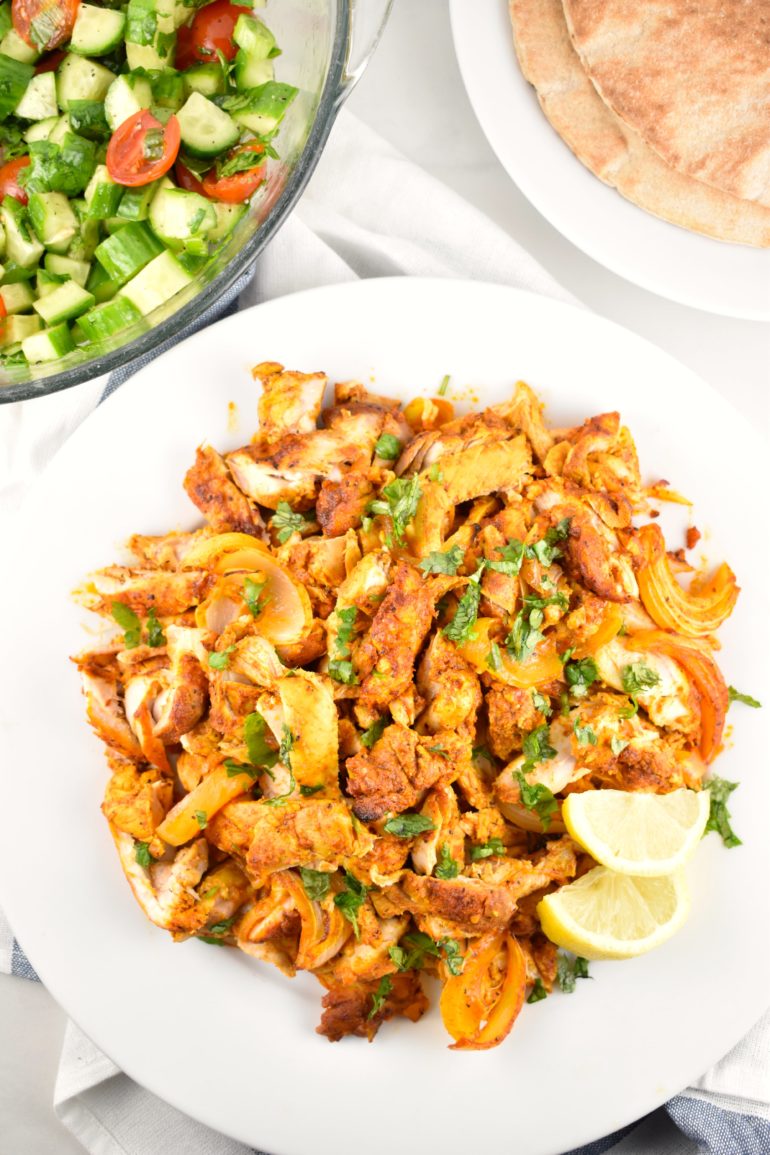 Oven Roasted Chicken Shawarma