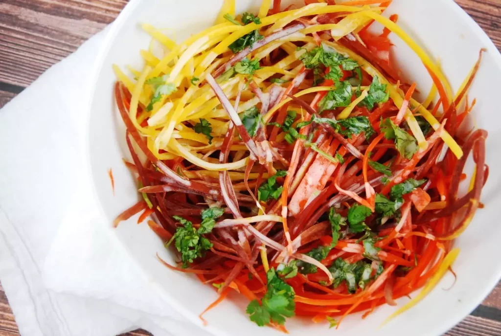 rainbow carrot salad