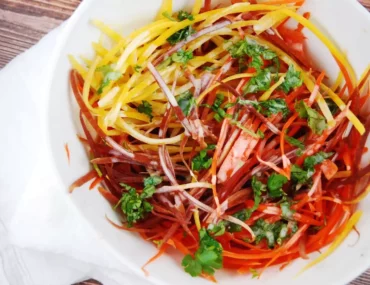 rainbow carrot salad