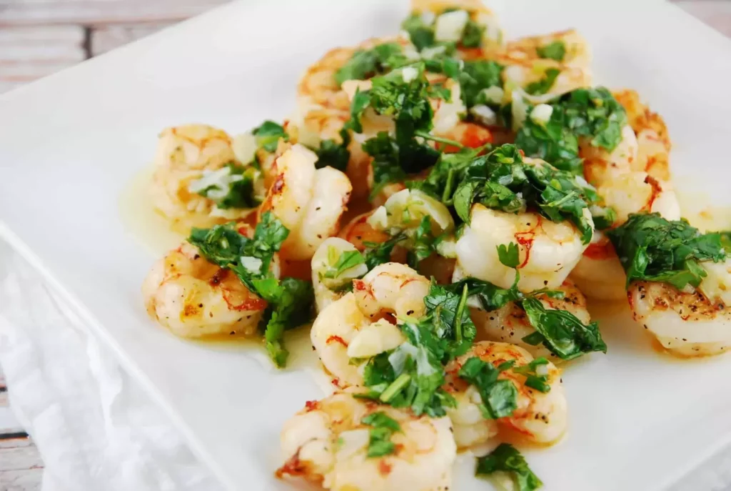 garlic cilantro shrimp