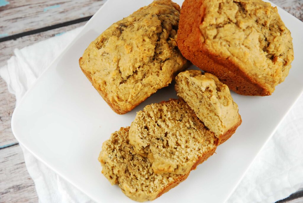 Mini Banana Bread Loaves - Honey and Birch