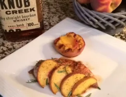 BBQ peach bourbon chicken 2