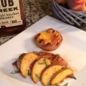 BBQ peach bourbon chicken 2