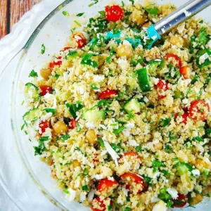 cous cous feta salad