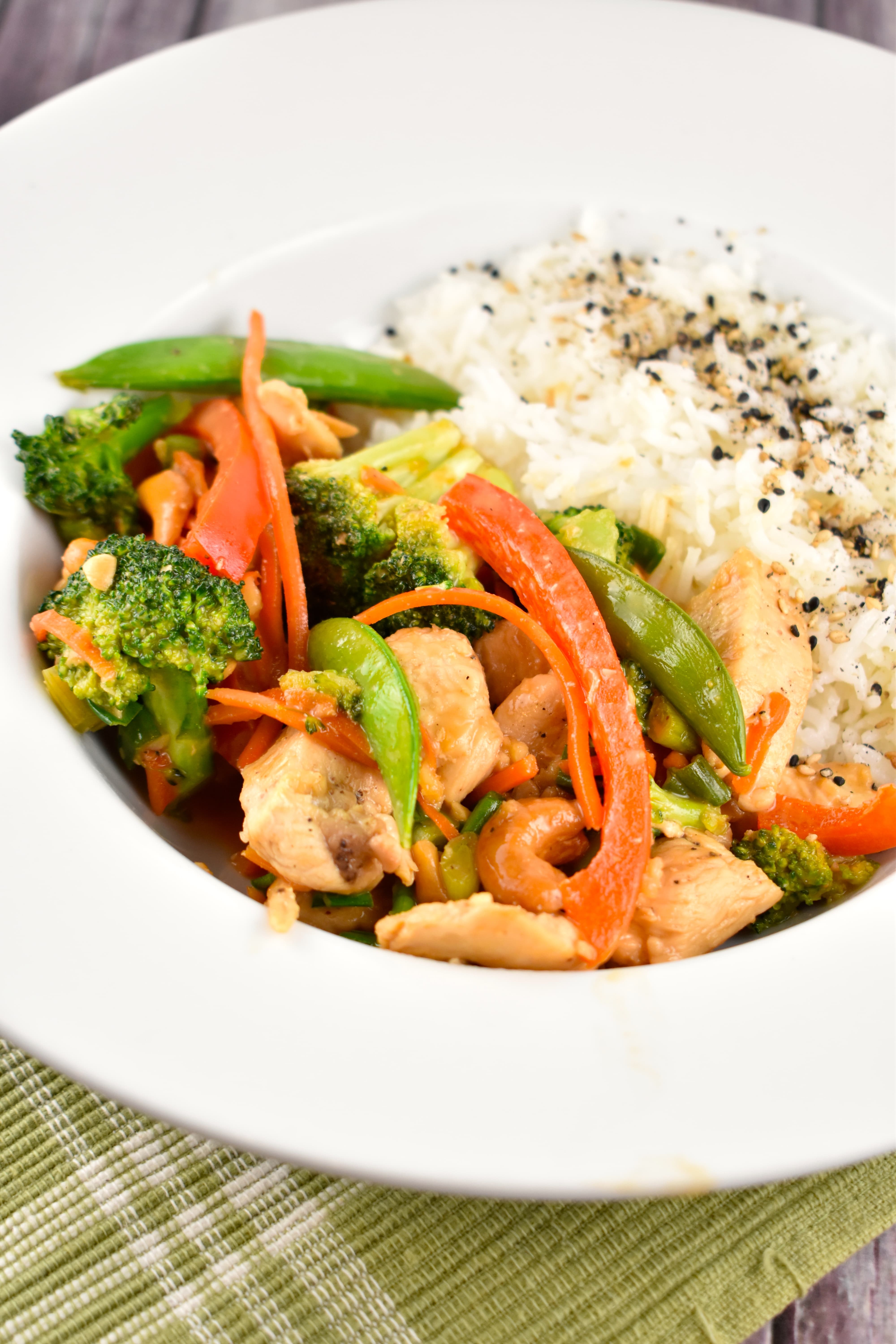 chicken cashew calories chicken cashew calories