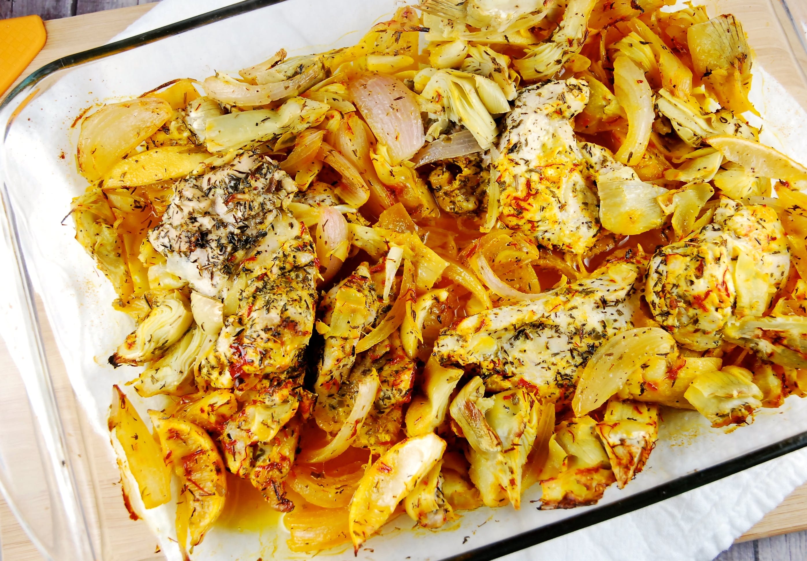 Lemon Artichoke Chicken Recipe 5 Points LaaLoosh
