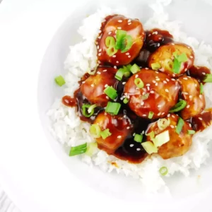 teriyaki meatball bowls