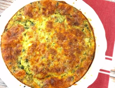 broccoli and cheddar crustless quiche