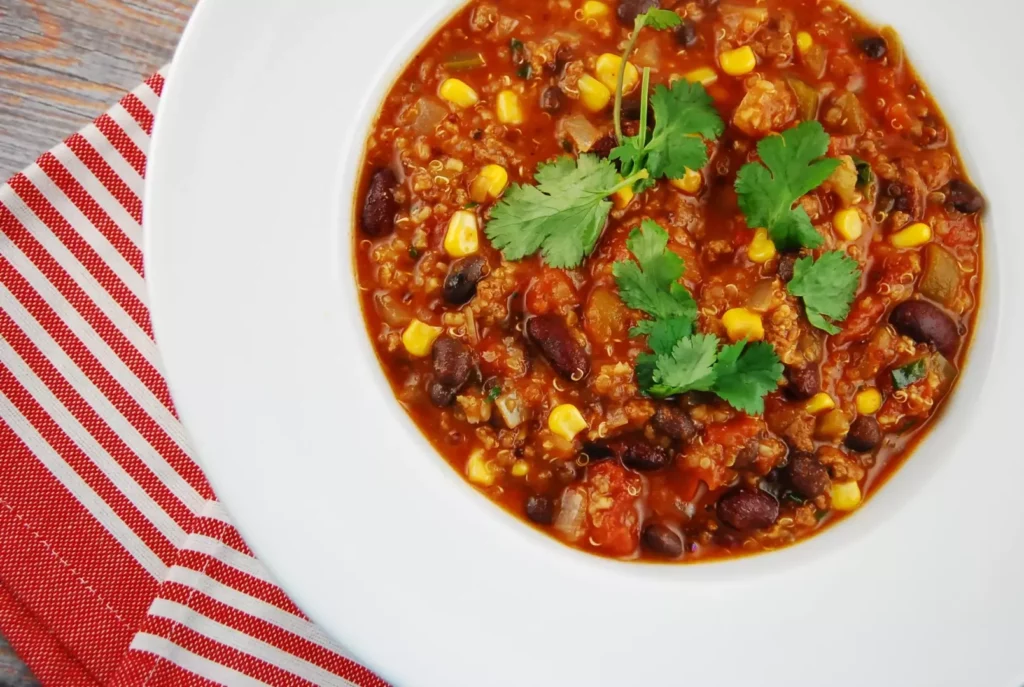 vegan quinoa chili