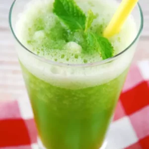 mint lemonade slushy