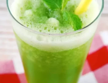 mint lemonade slushy